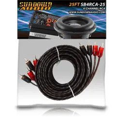 RCA-SB4CH25 SUNDOWN 4CH 25FT RCA