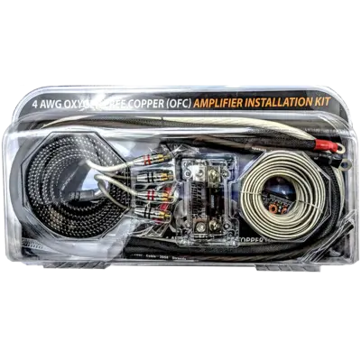 SUNDOWN CBL-4KIT SUNDOWN 4GA OFC COMPLETE AMP KIT