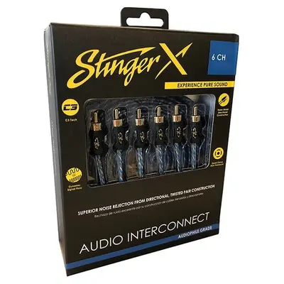 STINGER XI1617 STINGER X 17FT 6CH RCA CABLE