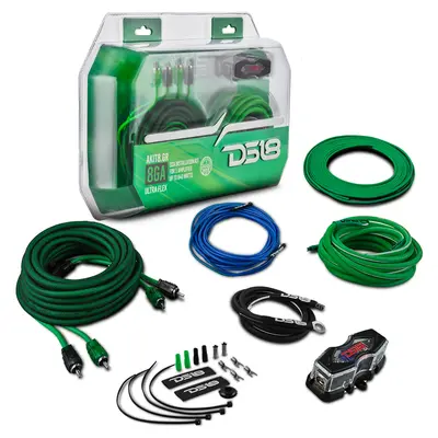 DS18 AKIT8 DS18 8GA COMPLETE  AMP KIT