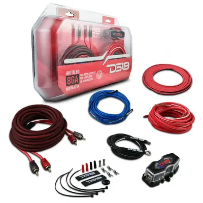 DS18 AKIT8 DS18 8GA COMPLETE  AMP KIT