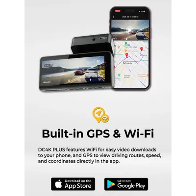 Acumen DC4K-PLUS ACUMEN 4K GPS DUAL DASH CAM