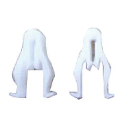 INSTALL BAY IB-PC7503 White Panel Clip - Package of 50