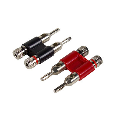 INSTALL BAY RCA100-BP RCA BANANA PLUGS 4/PK