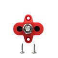 INSTALL BAY IB-SRM8 RED SINGLE TERMINAL STUD 5/16"