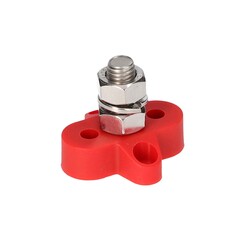 IB-SRM10 RED M10 SINGLE TERMINAL STUD- 3/8"