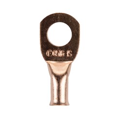 CUR8516 COPPER 8AWG 5/16 RING TERMINAL 25PCS BAG