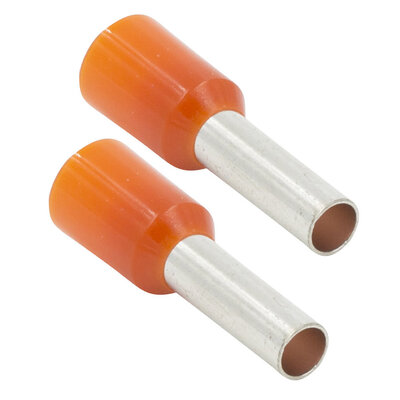 INSTALL BAY FVOR12 FERRULE ORANGE 12GA 100PCS/BG