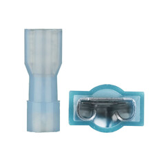 BNFD187F BLUE NYLON FEMALE QUICK DISCONNECT 16-14 GAUGE 187