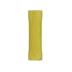 YVBC4 YELLOW VINYL 4GA BUTT CONNECTOR 25PCS BAG
