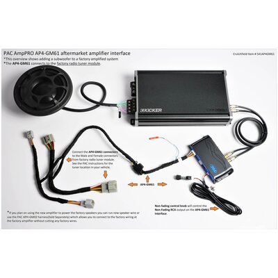 AP4-GM61 PAC AMP PRO GM ADD ON AMP INTERFACE