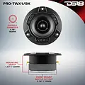 DS18 PRO-X8.4BMPK DS18 PRO 8" MID /1" TWEETER COMBO