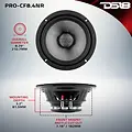 DS18 PRO-CF8.4NR DS18 8" NEO 600W MIDBASS