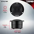 DS18 GTX2/BK DS18 NEO 3" 120W PRO BULLET TWEETER