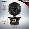 DS18 PRO-ZT6 DS18 450W 6.5" PRO COAXIAL SPK