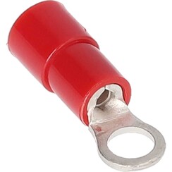 RNRT10 Red Nylon Ring Terminal 22-18 Gauge #10 - Package of 100