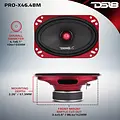 DS18 PRO-X46.4BM DS18 4X6" 100W MIDRANGE SPK