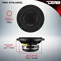 DS18 PRO-HY6.4MSL DS18 300W 6.5" FULLRANGE SPK