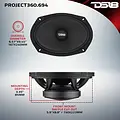 DS18 PROJECT360.694 DS18 300W 6X9" MIDRANGE SPEAKER