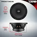 DS18 PROJECT360.84 DS18 8" 300W RMS MIDRANGE SPEAKER