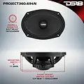 DS18 PROJECT360.694N DS18 NEO 6X9" 350W MIDRANGE SPKEAKER