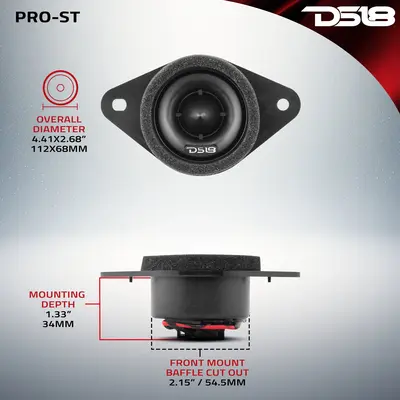 DS18 PRO-ST DS18 200W 1" OEM PRO TWEETER