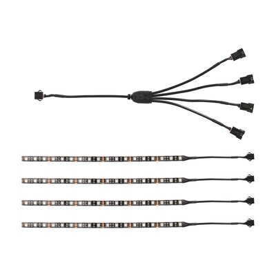 METRA DL-RGBK1 RGB 4PC INTERIOR LED LIGHT KIT