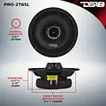 DS18 PRO-ZT6SL DS18 PRO 6.5"200W COAXIAL SPEAKER