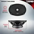 DS18 PROJECT360.694B DS18 PROJECT360 300W 6X9" MIDRANGE SPK