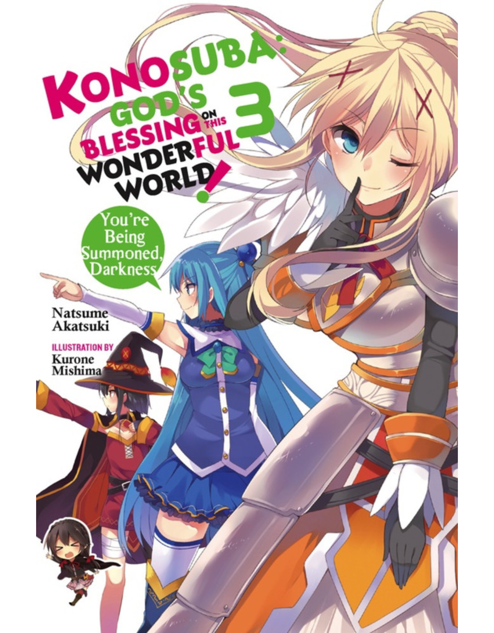 Konosuba God's Blessing vol. 3  Light Novel