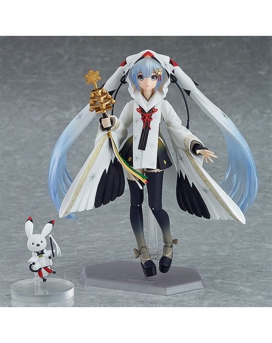 Figma #EX-045 Snow Miku 2018 Snow Crane Priestess Ver. - Black