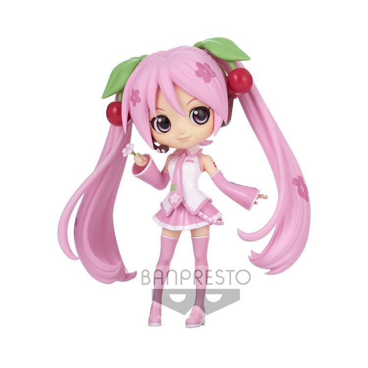 Q Posket Sakura Miku (ver A) - Black Knight Anime