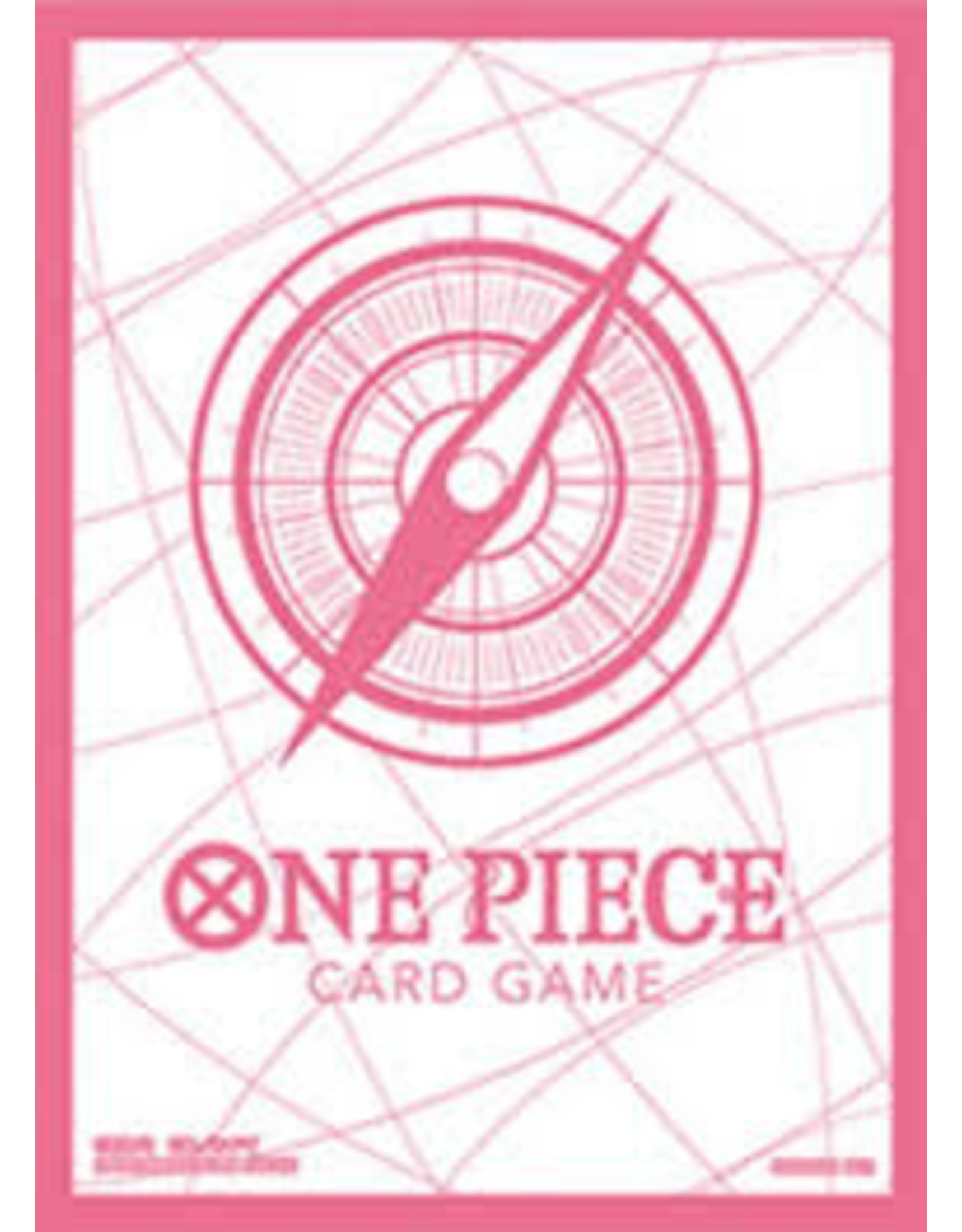 One Piece TCG: Official Sleeves - Logo Pink