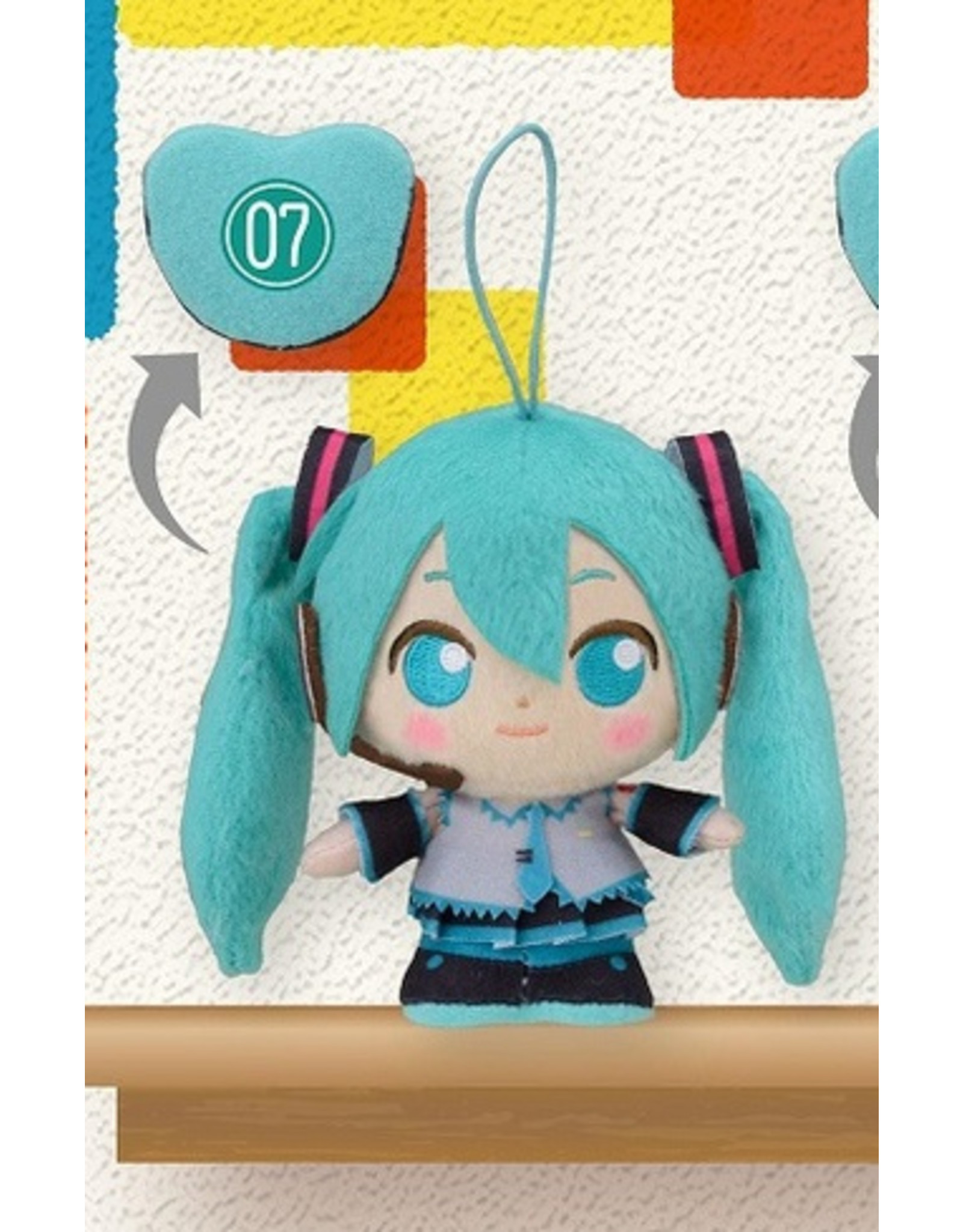 Moipon MP Mascot Hatsune Miku Mini Plush Smiling Ver.