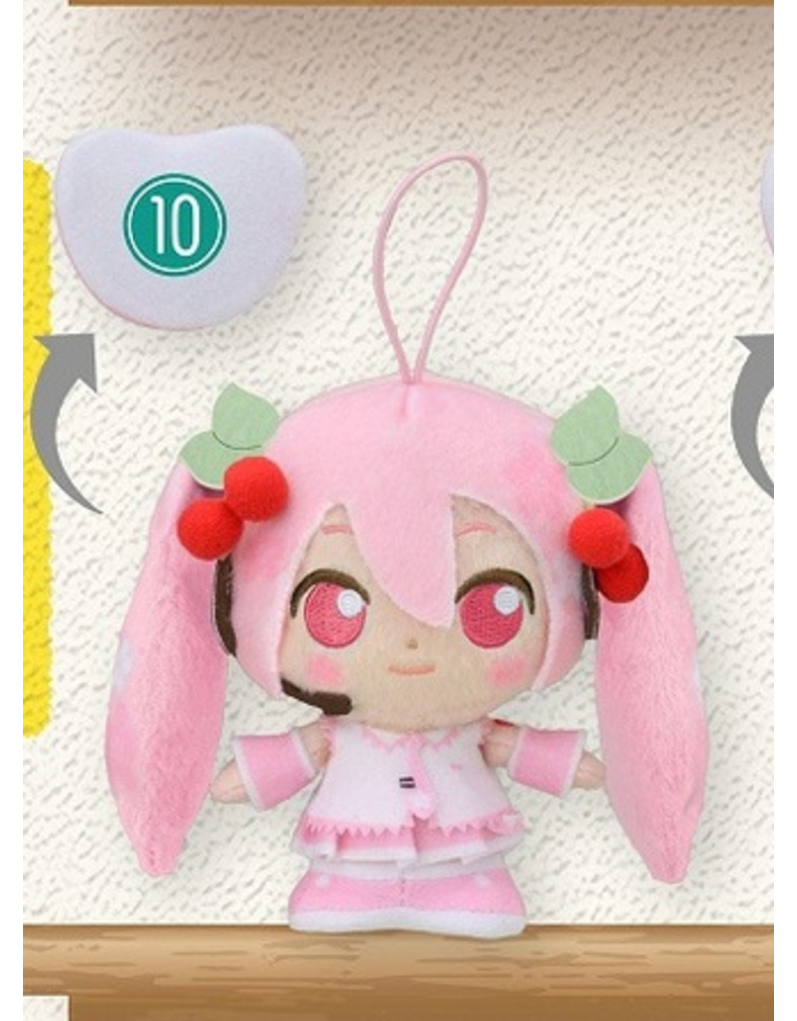 Moipon MP Mascot Sakura Miku Mini Plush Smiling Ver.