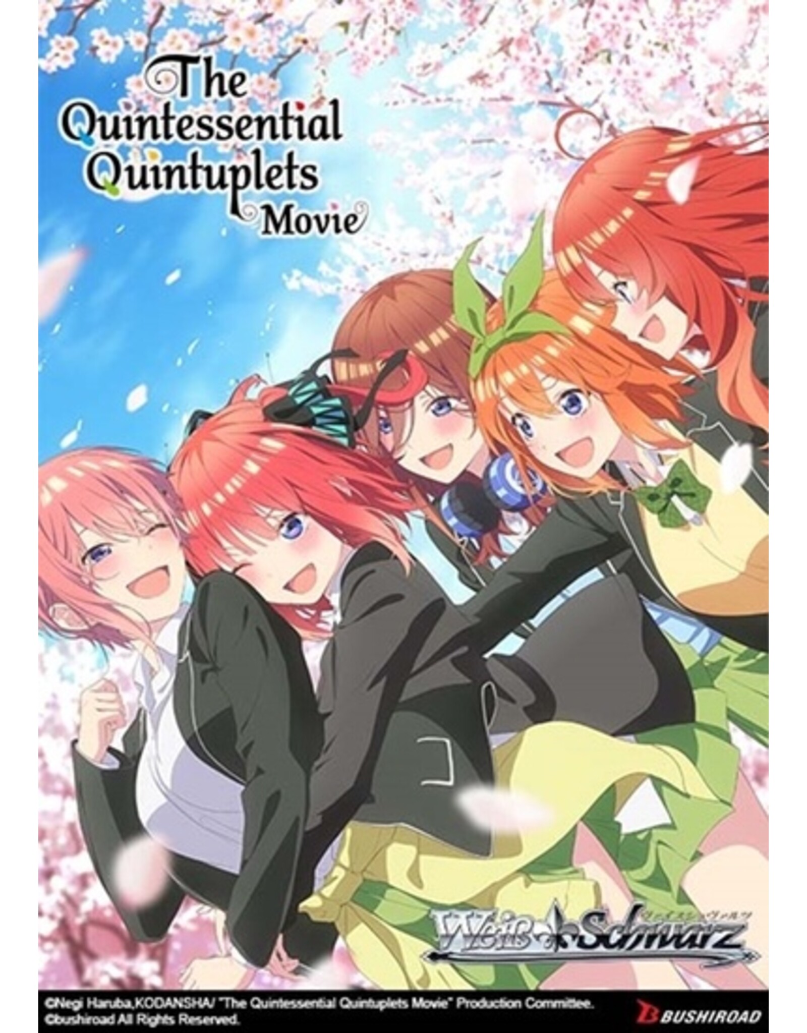 Weiss Schwarz Quintessential Quintuplets Movie Japanese Complete Play Set