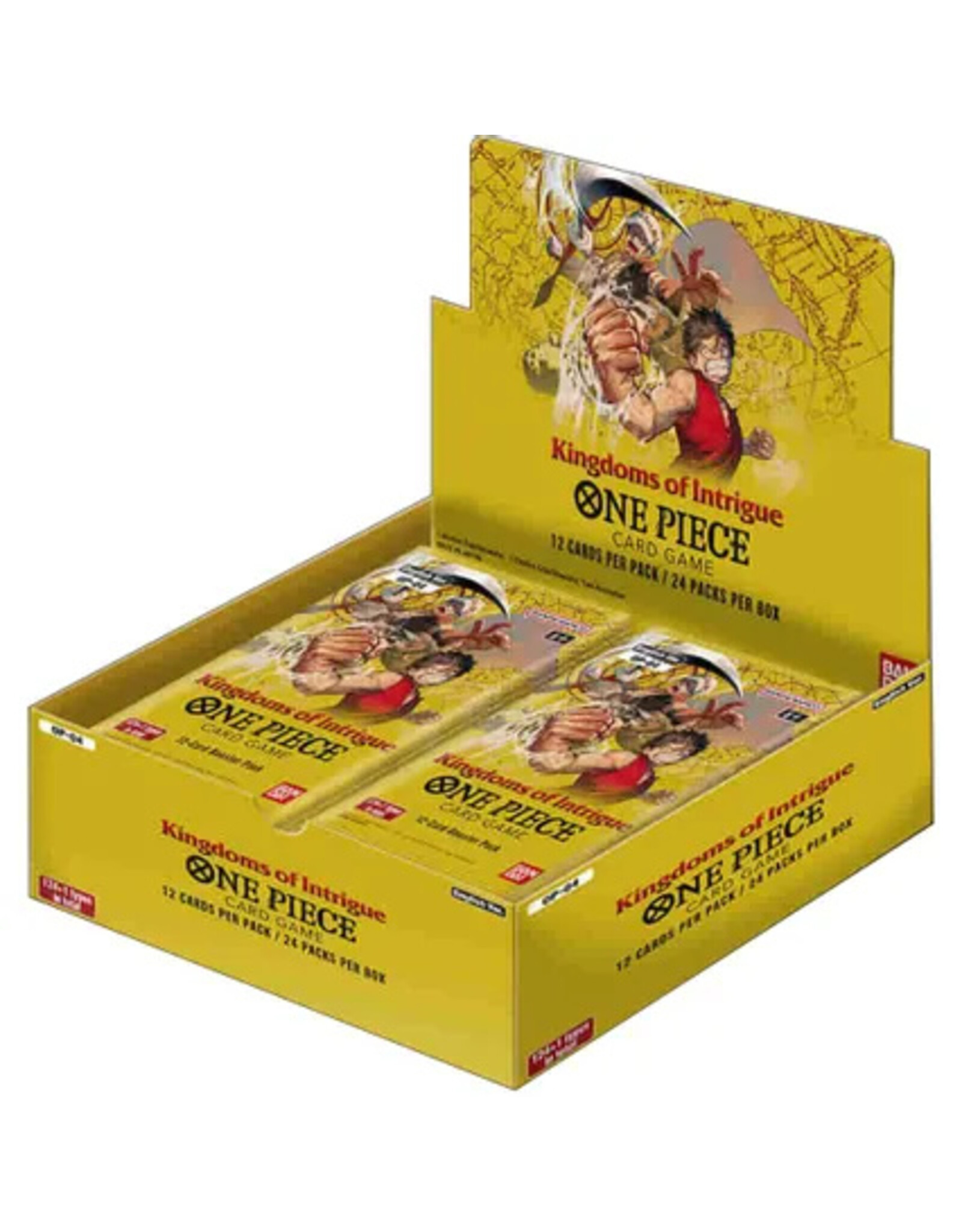 One Piece TCG: Kingdoms of Intrigue Booster Box Sealed Case (12 boosters)