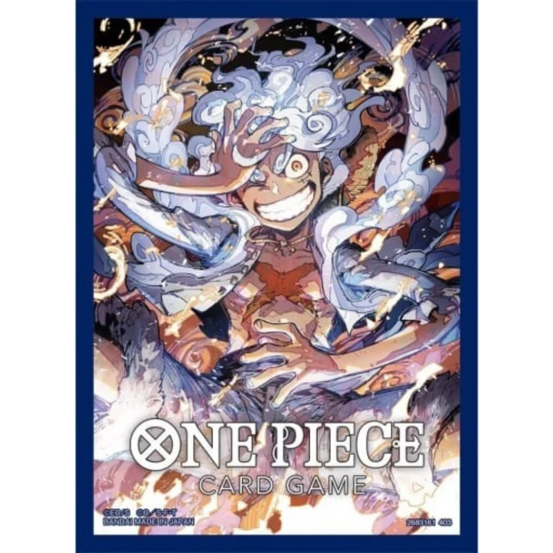 One Piece TCG Official Sleeves Luffy Gear 5 Black Knight Anime