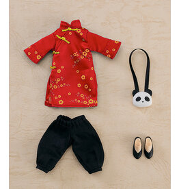 Nendoroid Doll Outfit Long Length Chinese Dress Red