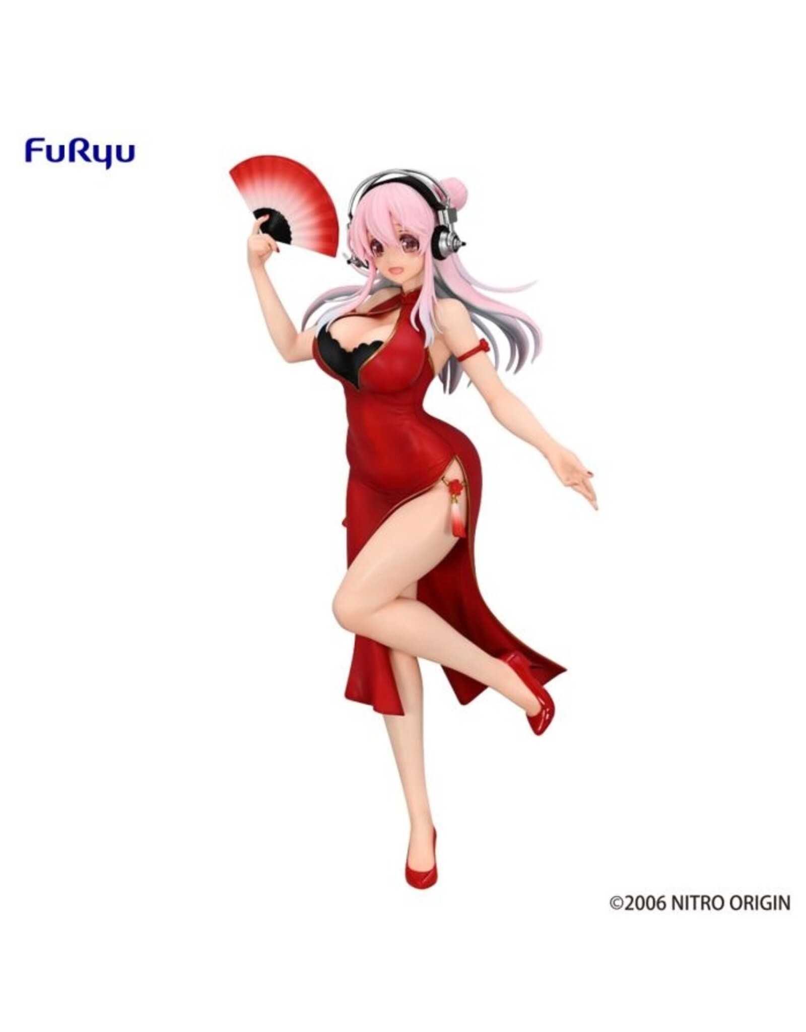 Super Sonico Chinese Dress Trio-Try-It Figure