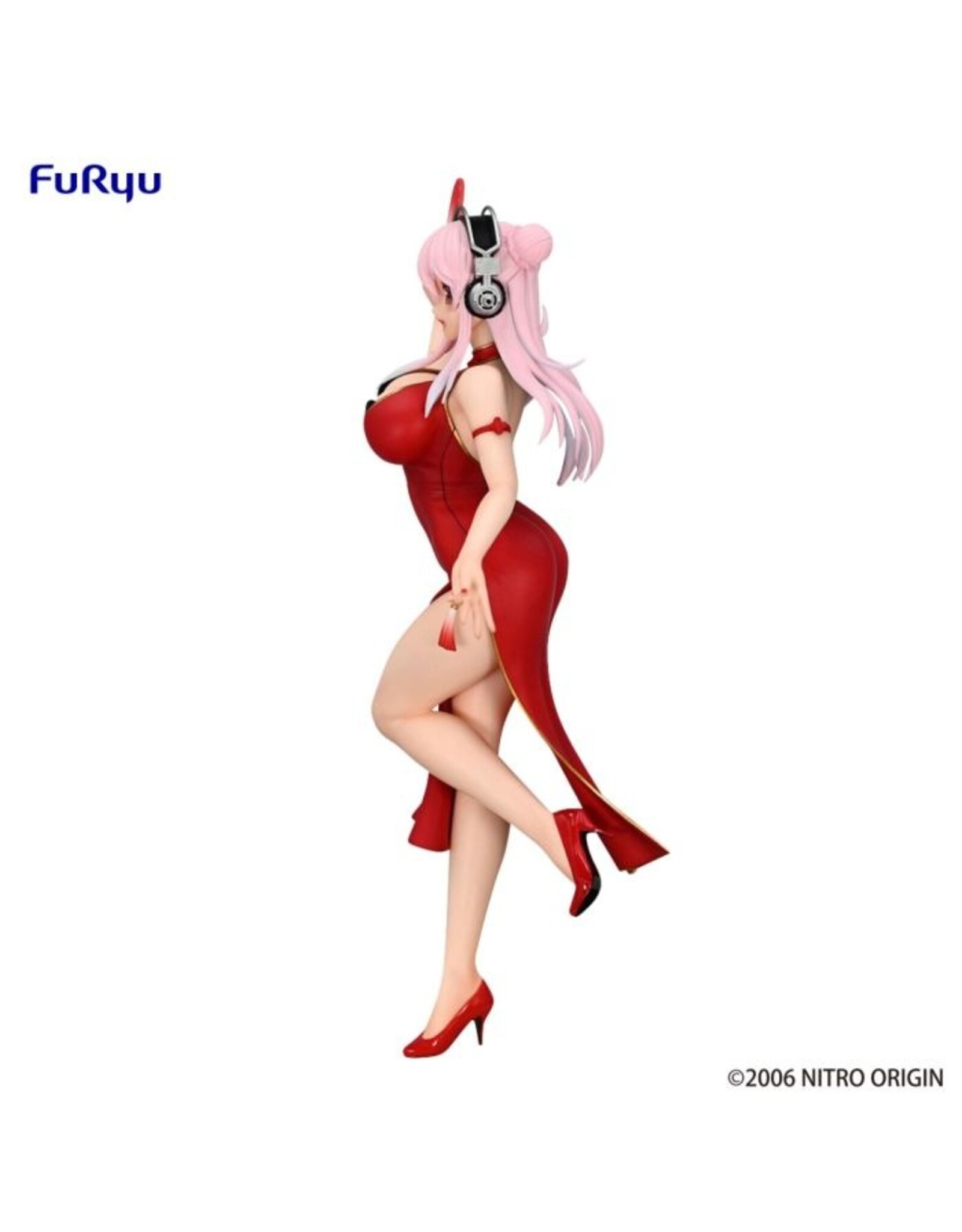 Super Sonico Chinese Dress Trio-Try-It Figure