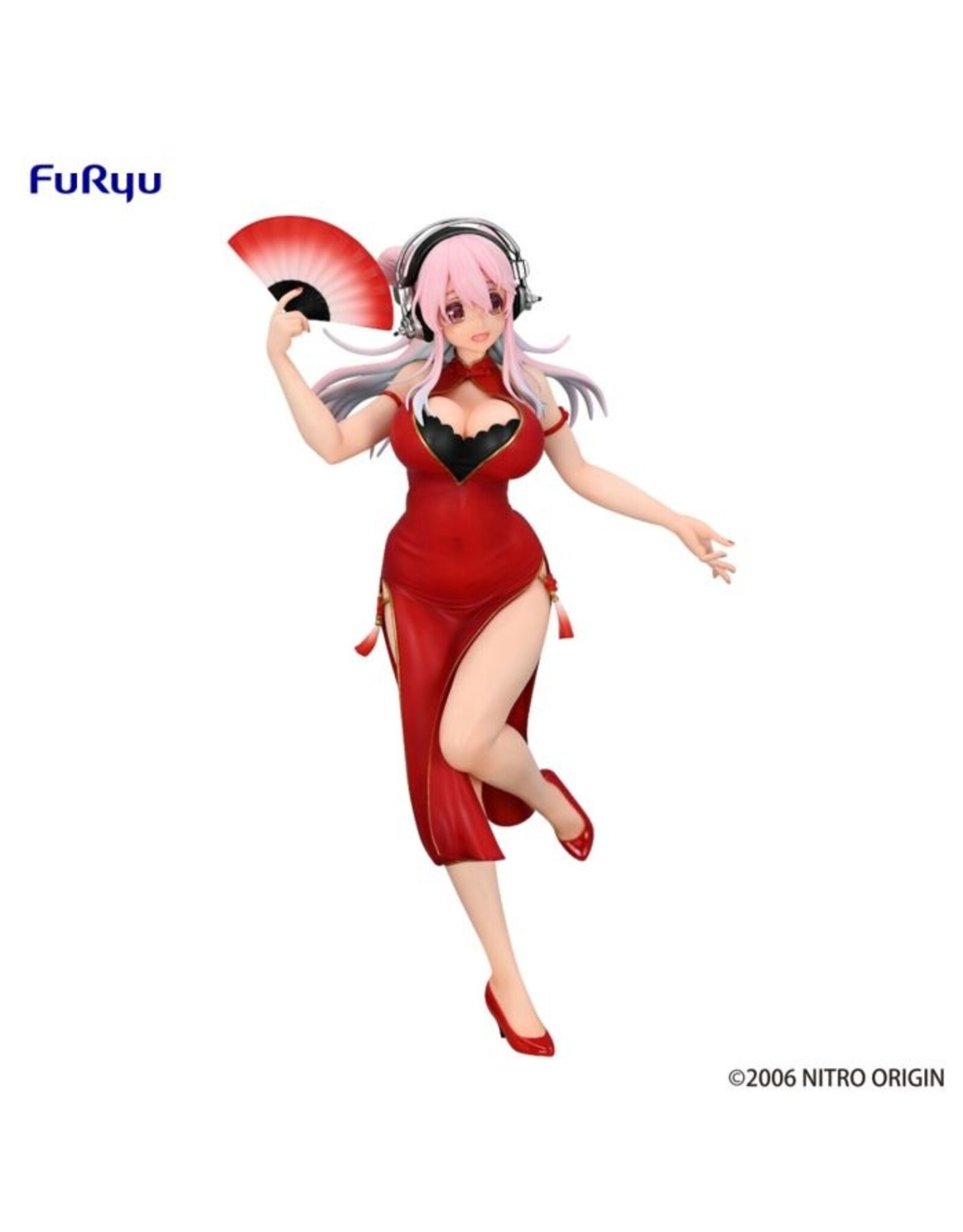 Super Sonico Chinese Dress Trio-Try-It Figure