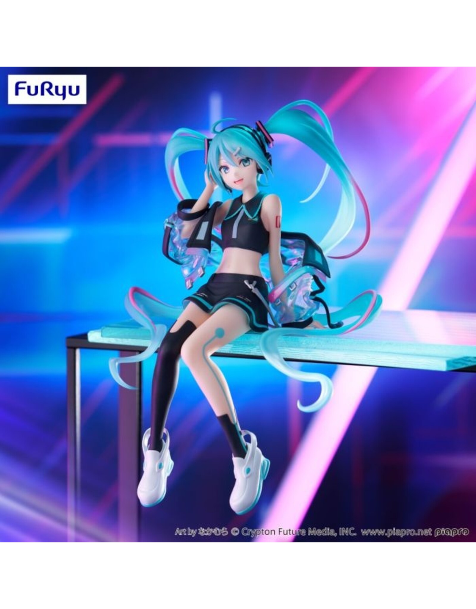 Neon Cyber Hatsune Miku Noodle Stopper