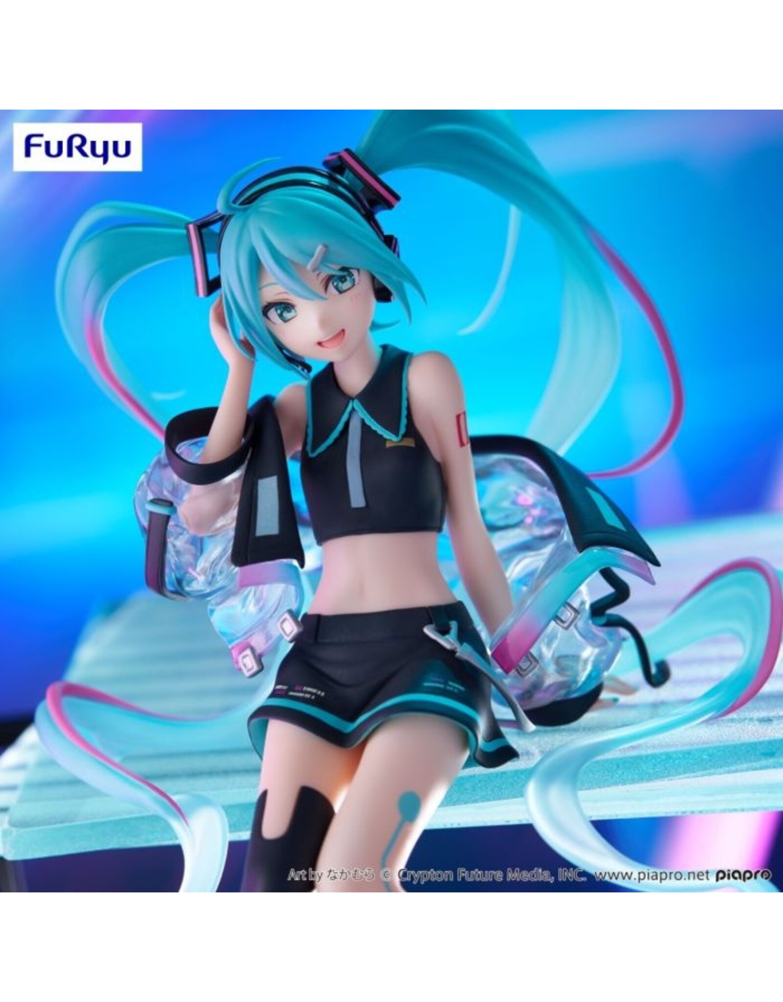 Neon Cyber Hatsune Miku Noodle Stopper