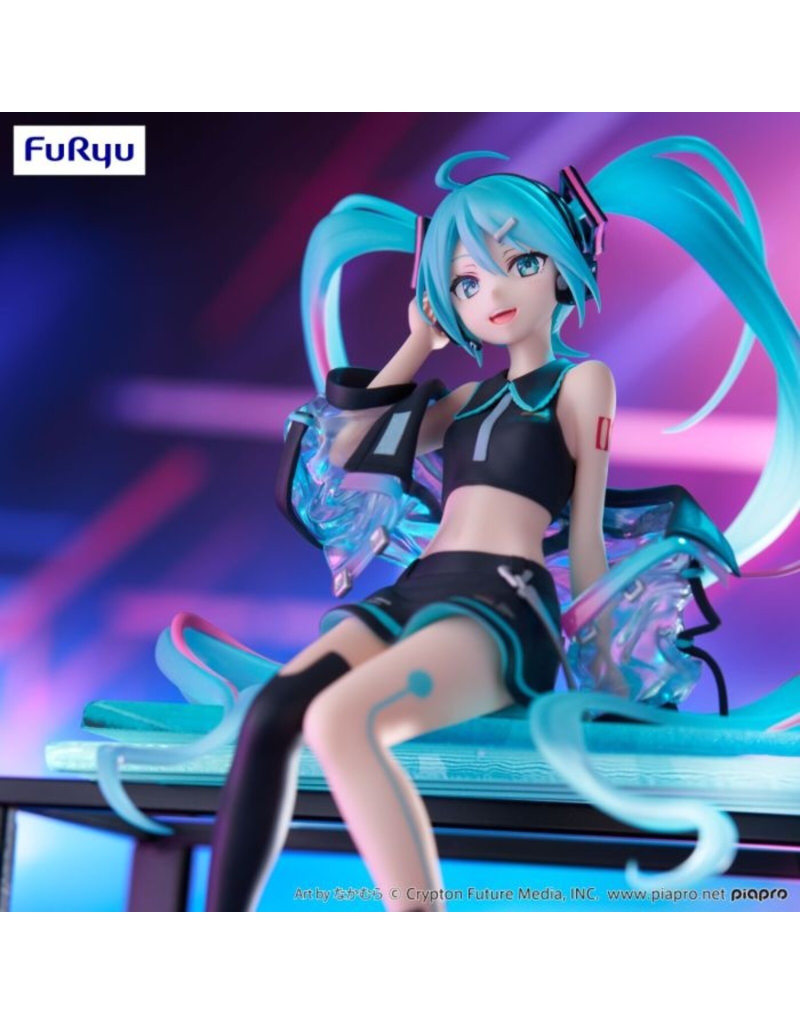 Neon Cyber Hatsune Miku Noodle Stopper