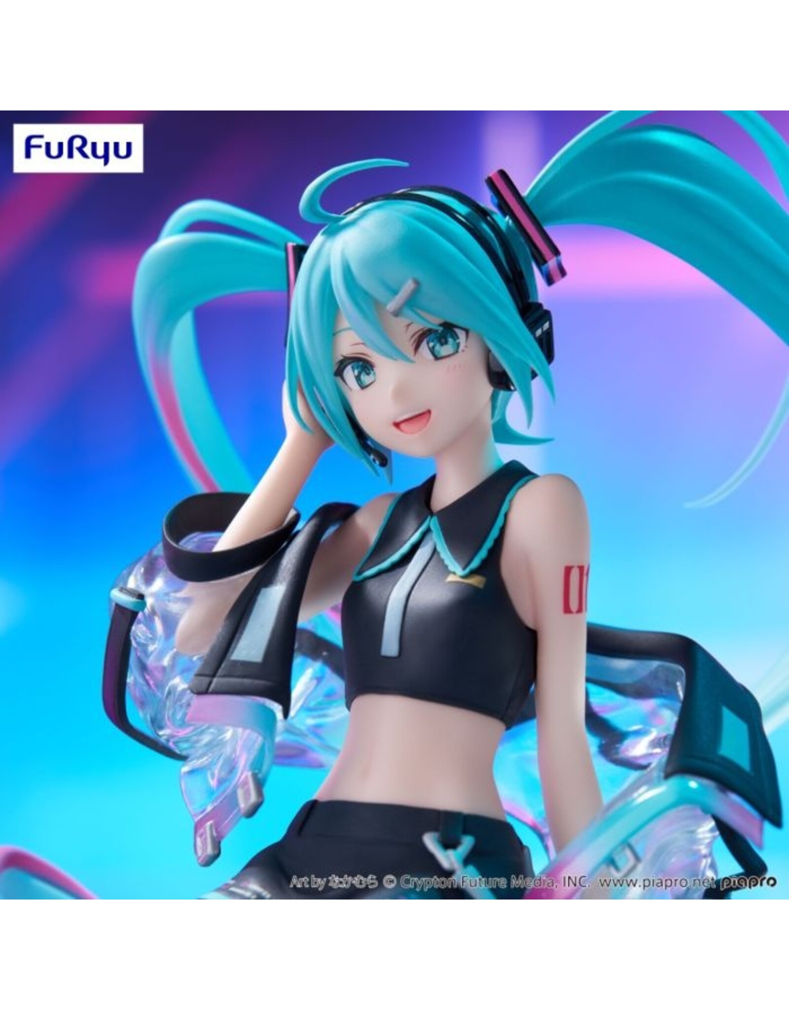 Neon Cyber Hatsune Miku Noodle Stopper
