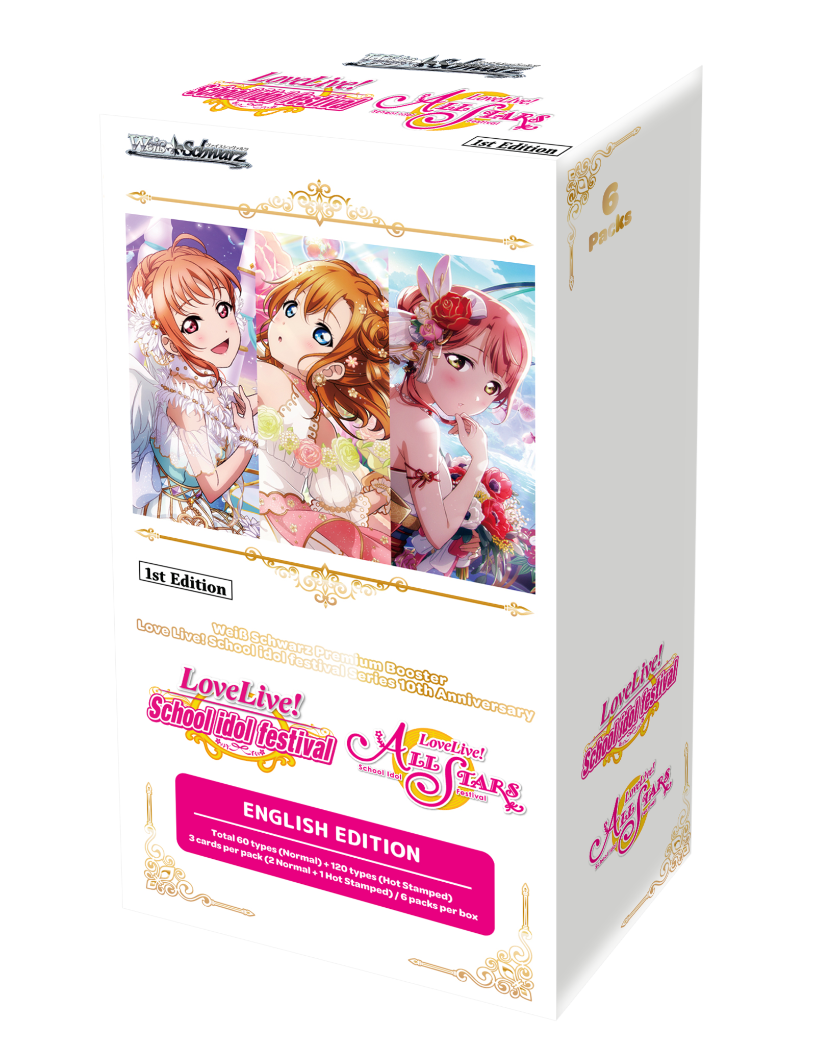 Bushiroad Weiss Schwarz Premium Love Live! School Idol Festival Series 10th Anniversary Booster Box EN.