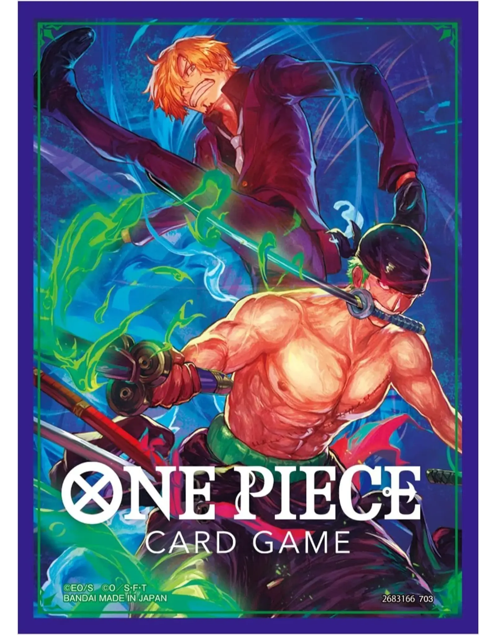 One Piece TCG Sleeve Set 5 Zoro & Sanji