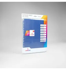 Sideloading 18-Pocket Pages- 10 Pack Blue