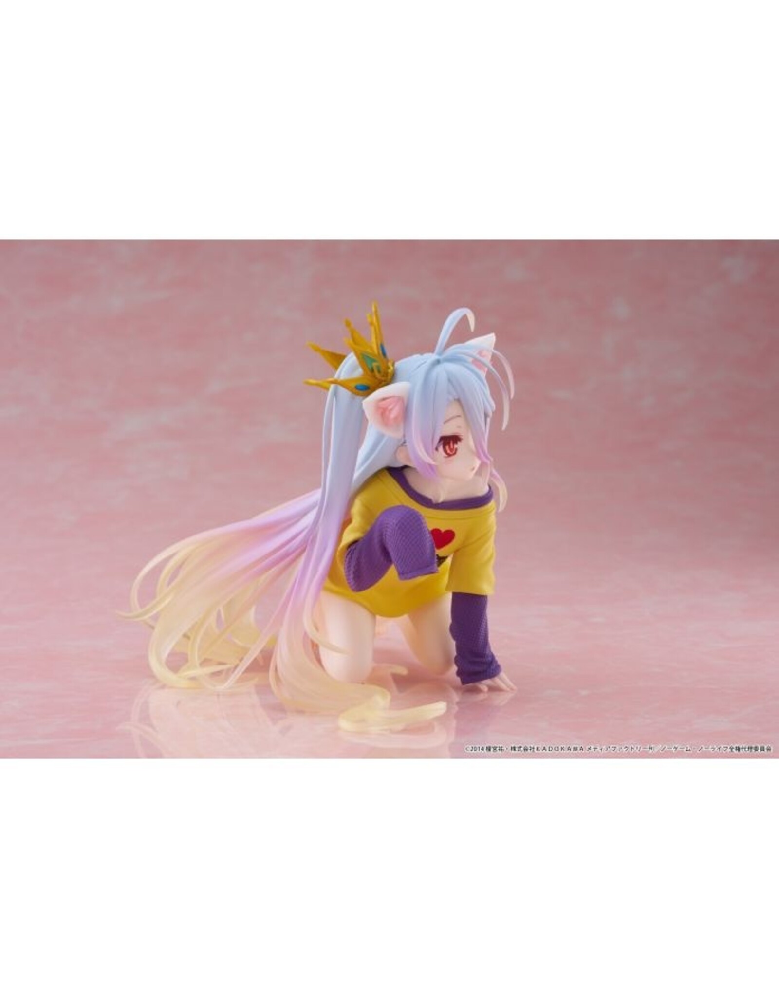 Shiro Cat Ear T-shirt Ver. Desktop Cute Figure